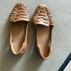 Nisolo Women's Tan Leather Loafers